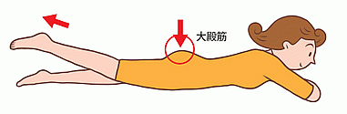 大殿筋のトレーニング